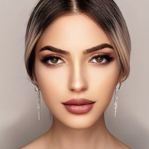 Kristal Taşlı Büyüleyici Gelin Küpesi