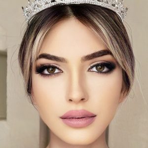 Minik Kalp Desenli Romantik Gelin Tacı